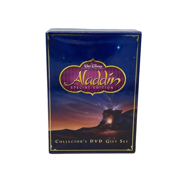 Walt Disney Aladdin Special Edition Collector's DVD Gift Box Set Dvd, Book - Picture 1 of 9
